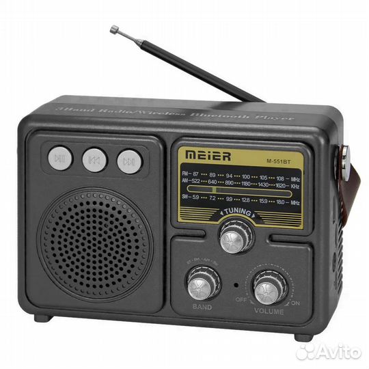Радиоприемник Meier M-551BT+MP3 плеер+Bluetooth
