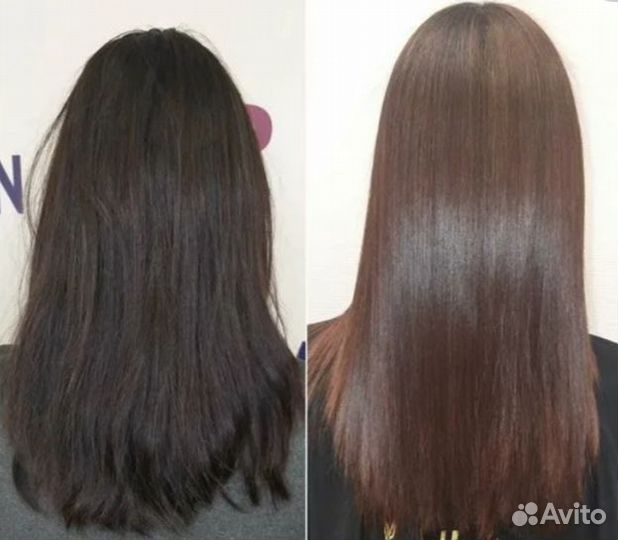 Модель на ботокс волос кератин