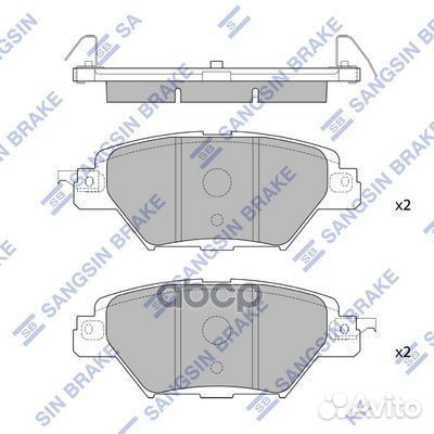 Колодки тормозные mazda CX-9 16- задние SP4120