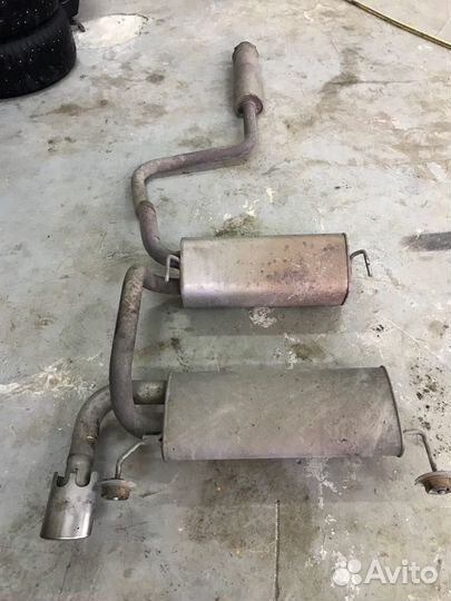 Глушитель выхлопная Opel Astra J GTC 1.6 turbo