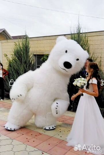 Белый медведь Белый мишка Тедди Крокодил Гена