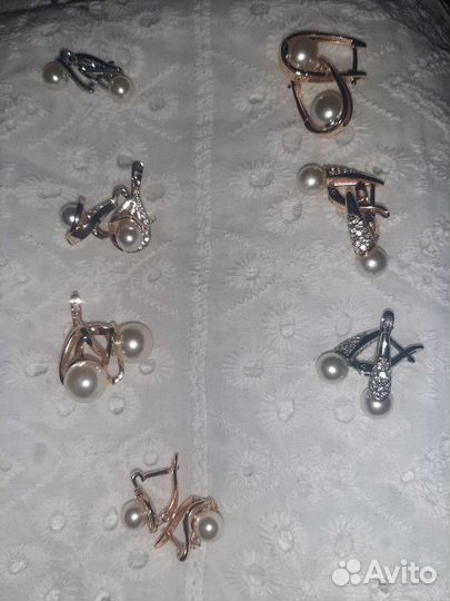 Серьги медицинский сплав