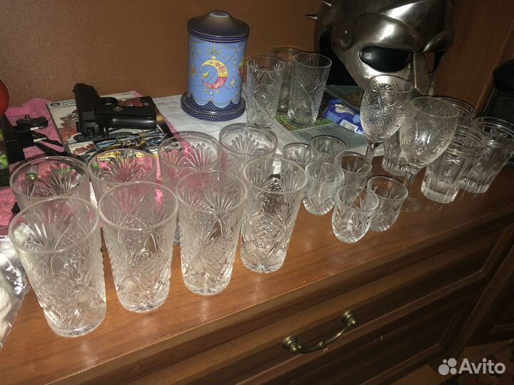 Хрустальные рюмки СССР