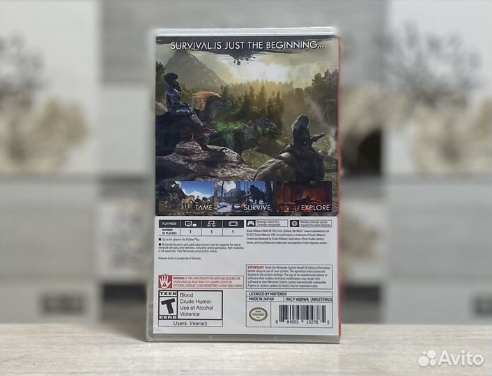 Ark Survival Evolved Switch Новый Картридж