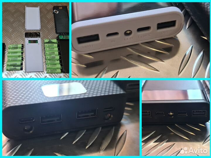 Power bank повербанк корпус 18650, 5-9-12 вольт