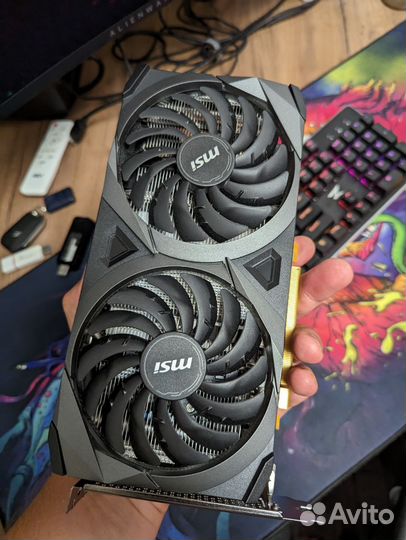 Видеокарта MSI RTX 3050 8Gb Ventus