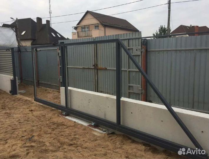 Каркас откатных ворот