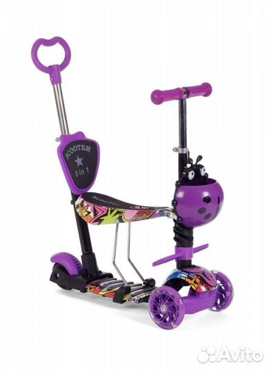 Детский самокат трансформер
