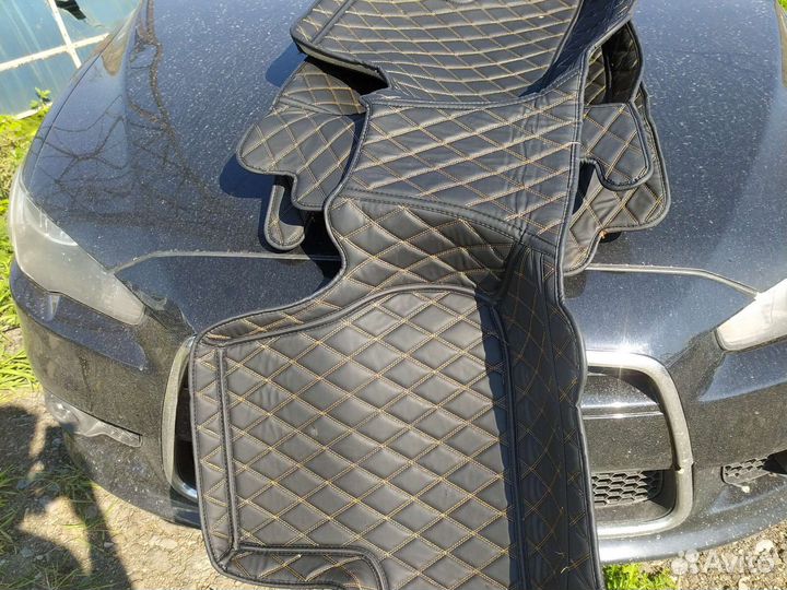 Автомобильные 3d коврики из экокожи