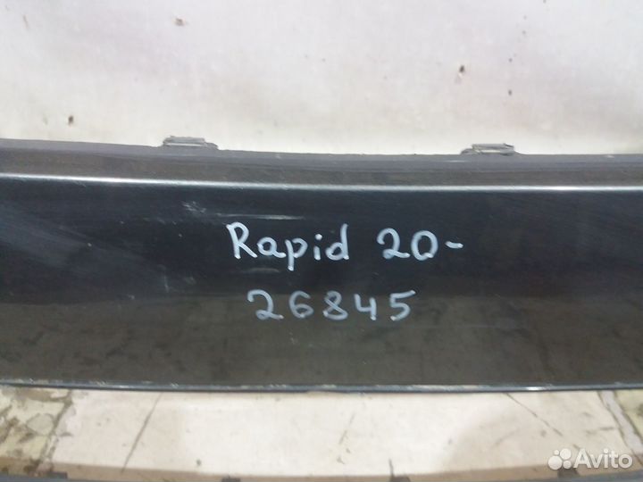 Skoda Rapid 20- Бампер Передний Бу оригинал