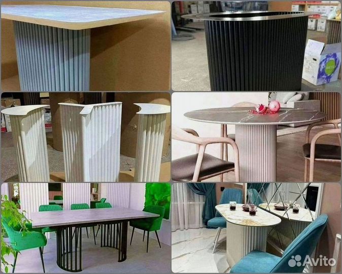 Подстолье металлическое / Подстолье золото