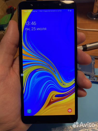 Дисплей для samsung a750f (a7 2018) (amoled)