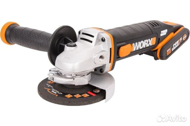 Аккумуляторная угловая шлифмашина worx кейс WX800