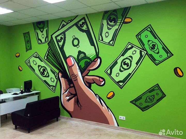 Роспись стен. Граффити. Художник по росписи стен