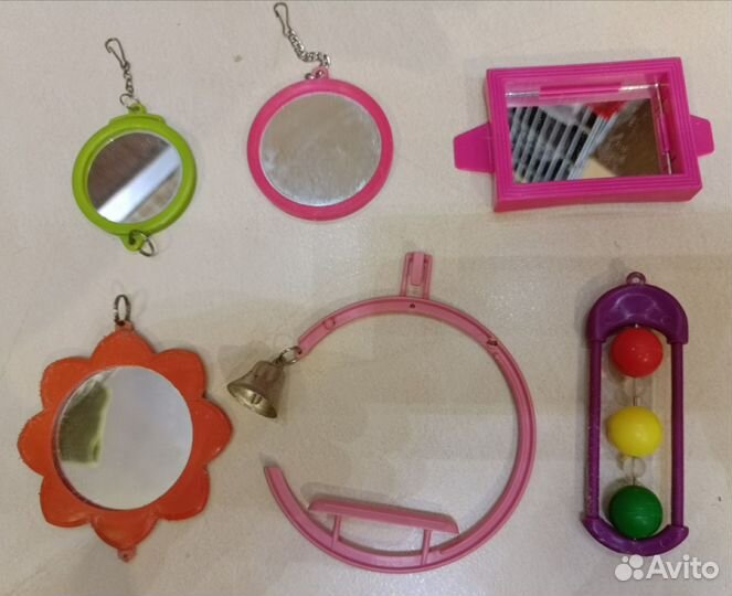 Игрушки, аксессуары для клетки, попугаев