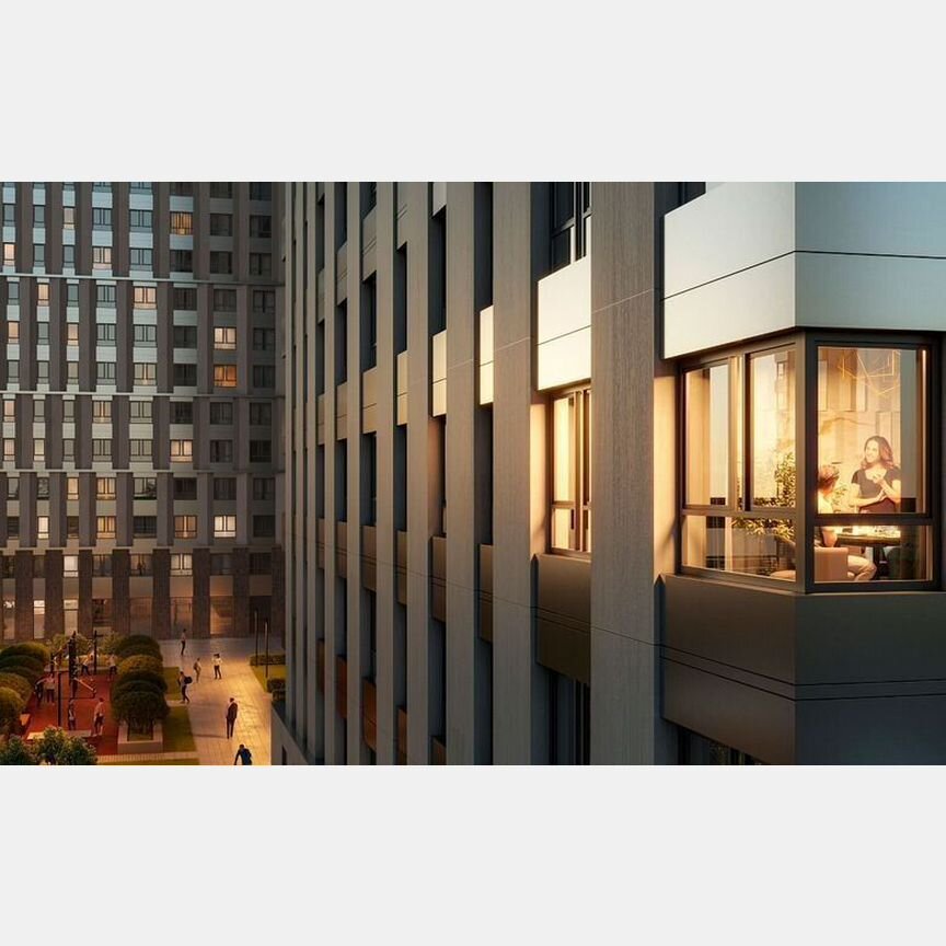 2-к. квартира, 52 м², 23/32 эт.