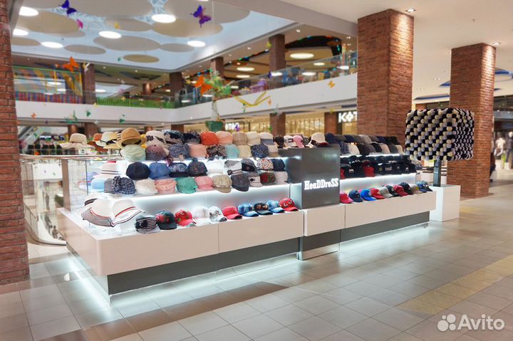 Торговый острова под шапки или перчатки