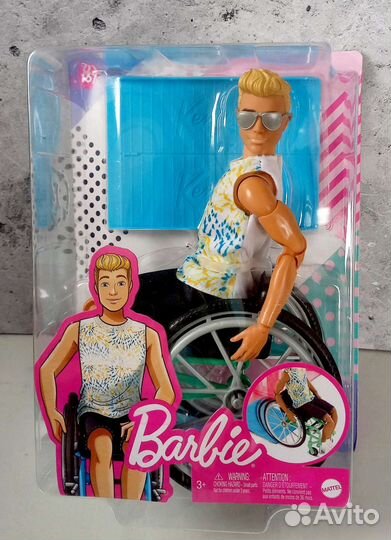 Ken Fashionistas 167 GWX93 Колясочник Барби