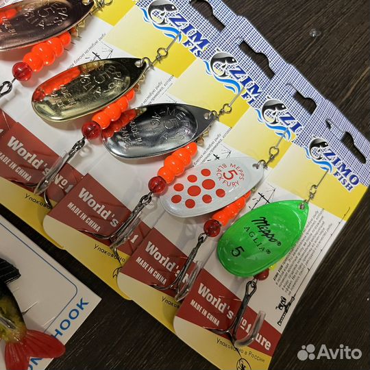 Набор блесен вертушек mepps 12 шт №2