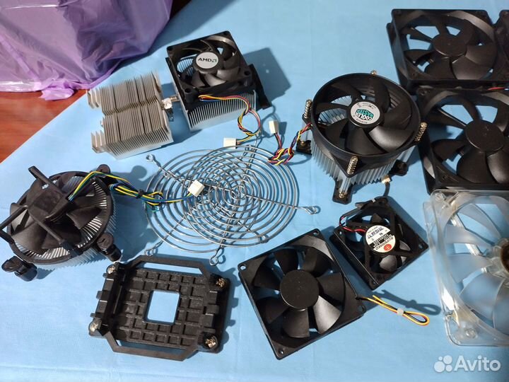 Кулеры-вентиляторы 16шт