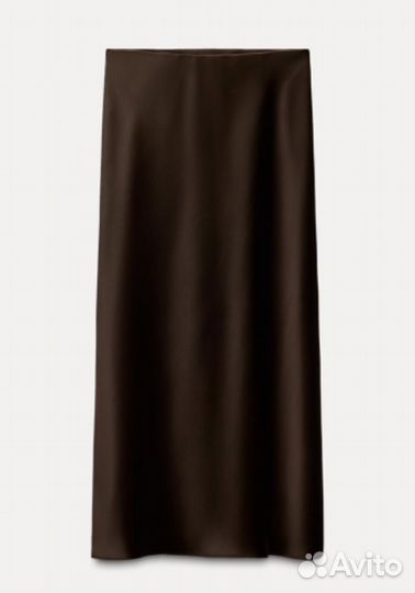 Юбка Zara, р.М, новая, оригинал, шоколадная