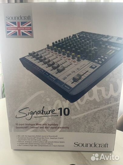 Микшерный пульт soundcraft signature 10