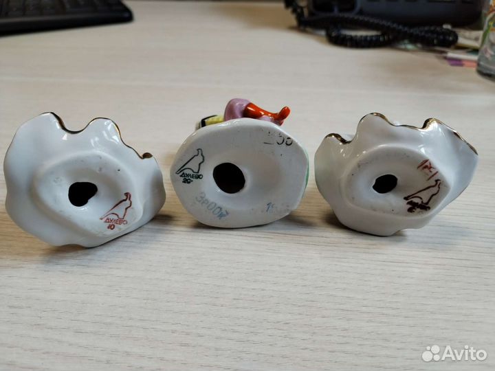 Фигурки фарфоровые СССР Гармонист и плясуньи