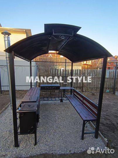 Беседка с мангалом