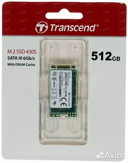 Transcend MTS430, SSD 512 GB, sata-III