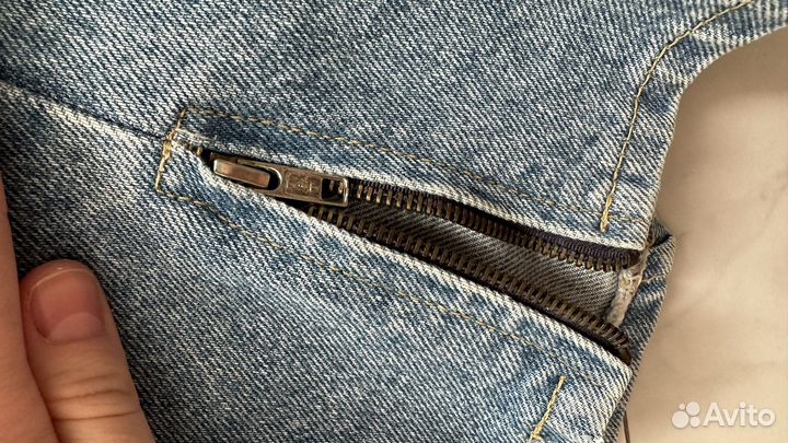 Юбка джинсовая голубая карандаш винтаж