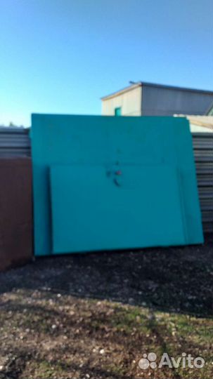 Ворота железные с калиткой