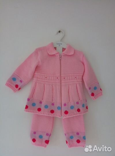 Костюмы теплые на девочку с 3-36 мес