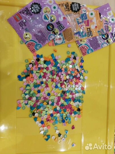 Браслет лего Lego dots браслет 5 шт+5шт пакет