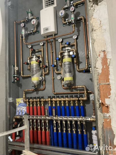 Монтаж отопление, водоснабжение, канализации