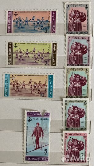 Почтовые марки иностранных государств эпохи СССР