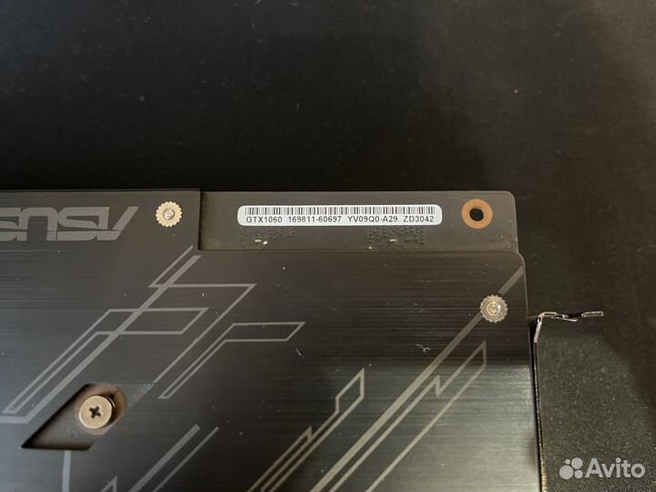 Видеокарта asus strix gtx 1060 6gb