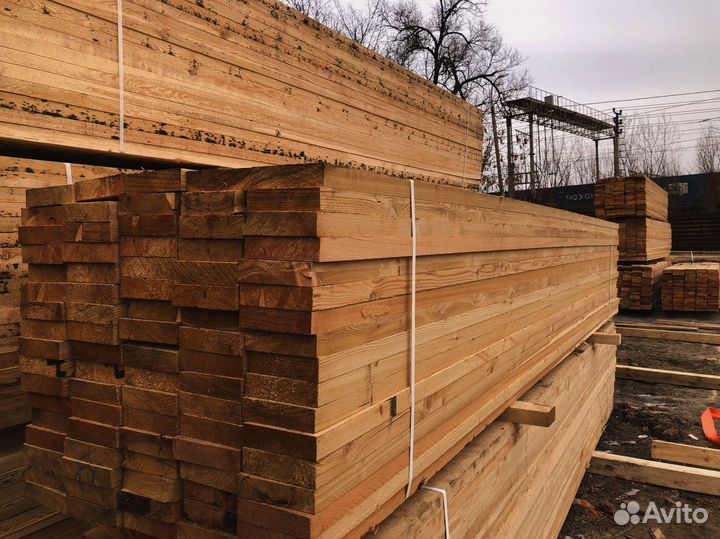 Шлифованные доски лиственницы 30x160 мм, равномерн