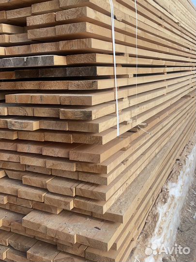 Доска обрезная 50x200x6000 мм, ГОСТ