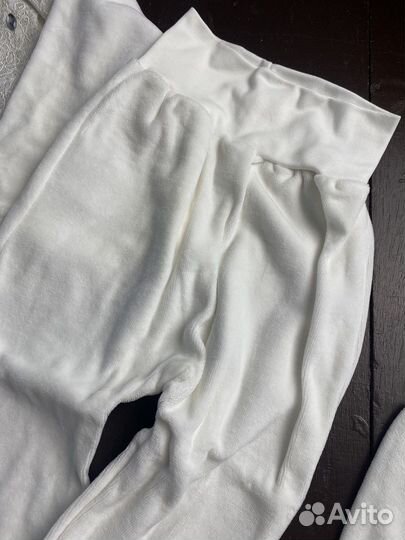 Детский комплект на выписку, велюр- мальчик