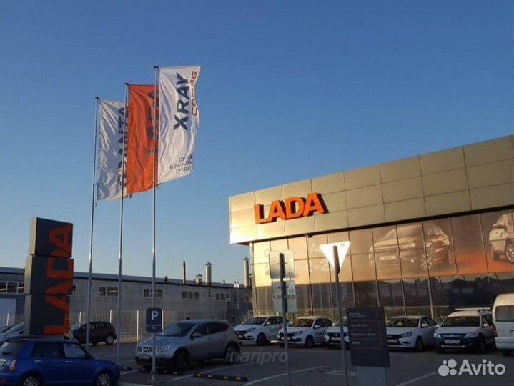 Флагшток 10 метров с баннерным плечом, алюминий