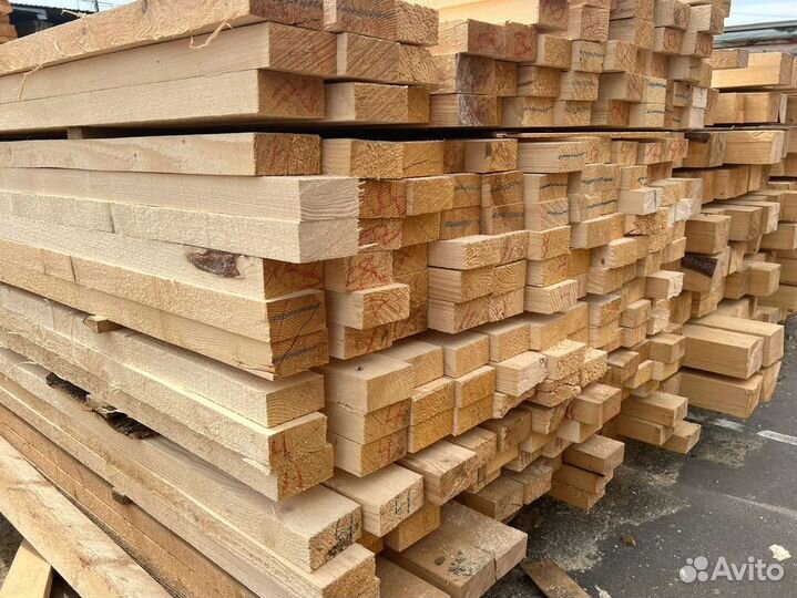 Доска обрезная 40х200х6000мм 1 сорт ГОСТ