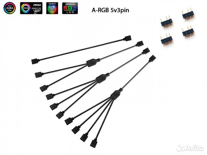 Разветвители/удлинители/переходники A-RGB/RGB