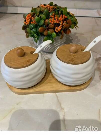 Набор посуды новый сахарницы