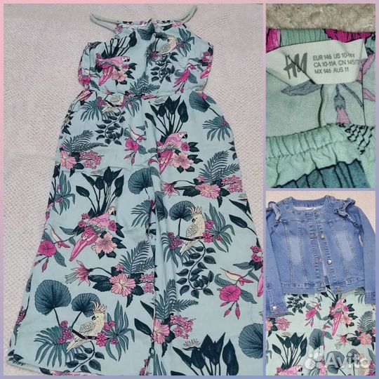 Джинсовый пиджак и блузка