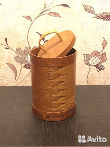 Туесок из бересты. Ручная роспись