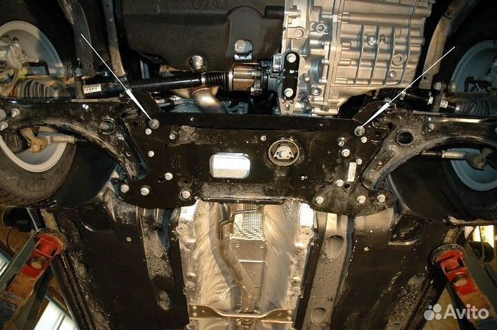 Защита картера и кпп для Octavia 2