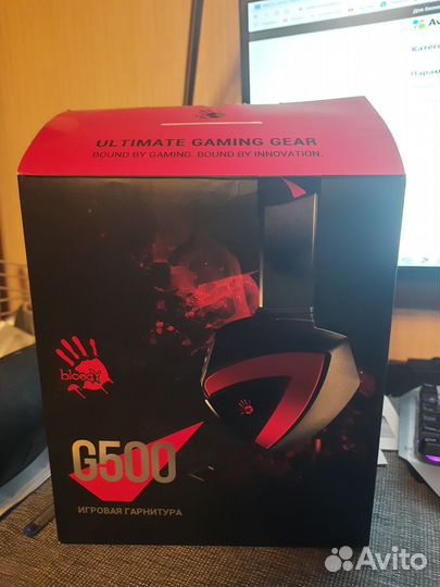 Наушники A4Tech Bloody G500