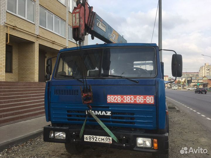 Аренда и услуги манипулятора, стрела 3 т, 13 м, борт 8 т, 5 м