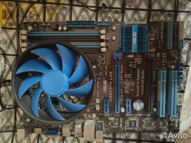 I5 3470 + p8z77-v lx2 + кулер купить в Москве | Электроника | Авито