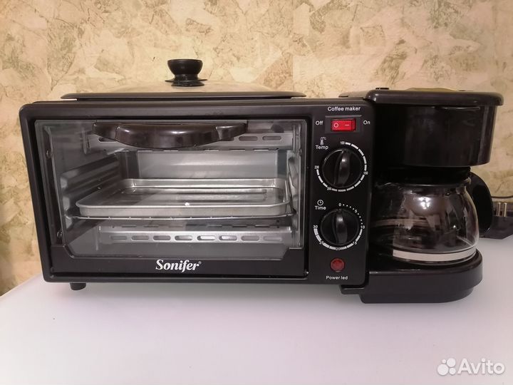 Печь для завтрака 3в1